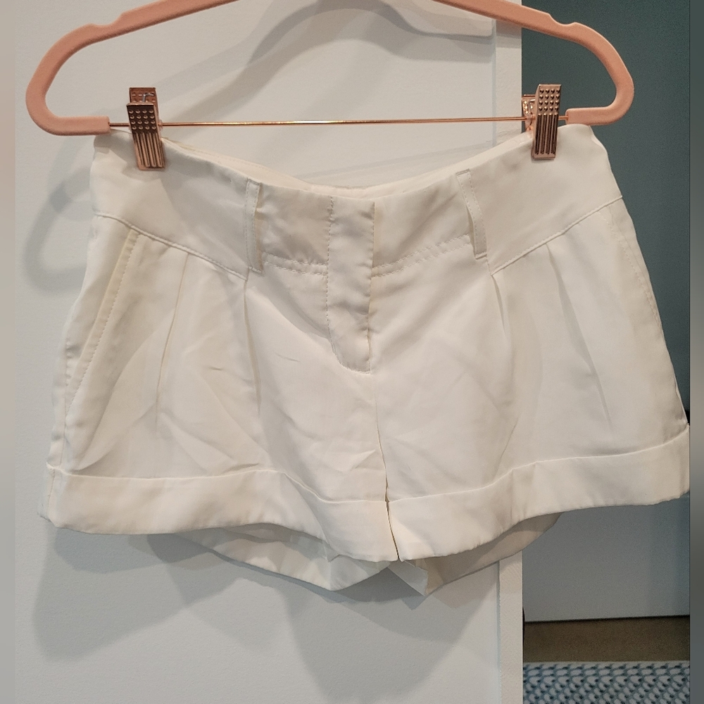Express white shorts